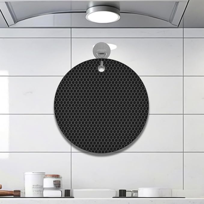 Silicone Non-Slip, Heat Resistant & Water-Trapping Trivet Mats - Image 6