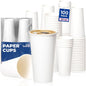 Fit Meal Prep 100 Pack 20 oz Disposable Paper Coffee Cups, Premium Hot Cups by FMPBRANDS