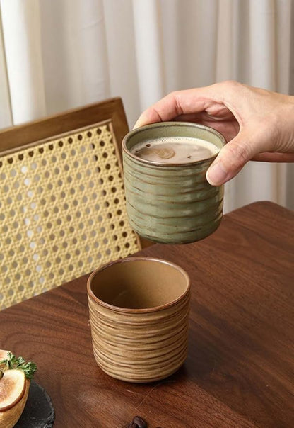 Japanese retro ceramic teacups, coffee cups, and water cups, suitable - Image 5