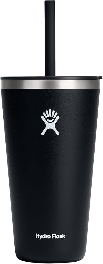 28 OZ All Around Tumbler Straw LID Black - Image 5