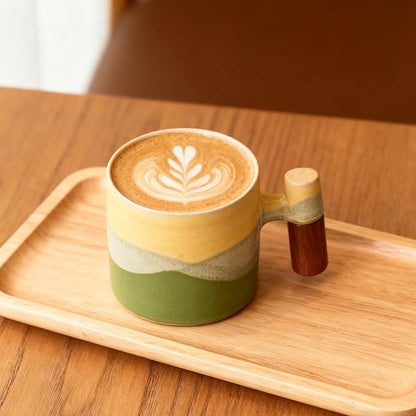 2.4oz Ceramic Espresso Cups Set of 4, Small Coffee Cups - Image 4