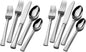 Mikasa, Harmony Flatware Service for 12, 65 Piece Set, 18/10 Stainless Steel, Silverware Set with Serving Utensils (Pack of 2)