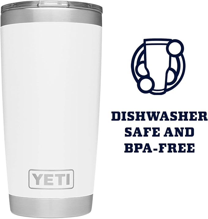 YETI Rambler 20 oz Stainless Steel Vacuum Insulated Tumbler w/MagSlider Lid - Image 4