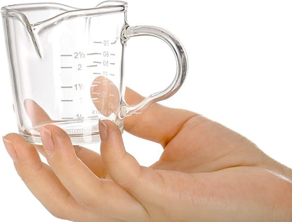Hacaroa 4 Pack Double Spouts Measuring Cups Espresso Shot Glass - Image 3