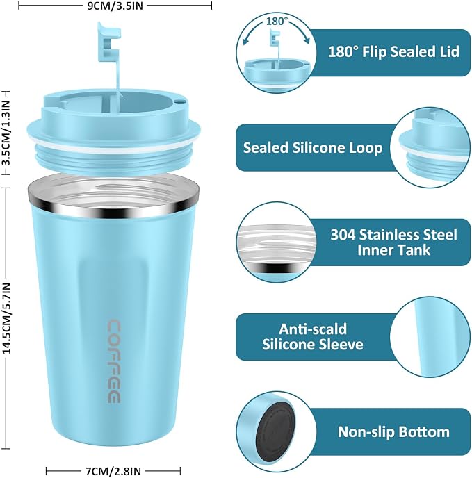 CS COSDDI 12 oz Stainless Steel Vacuum Insulated Tumbler - Image 3