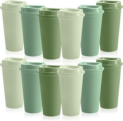 FillTouch 12 Pcs 16 oz Reusable Coffee Cups by FillTouch