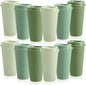 FillTouch 12 Pcs 16 oz Reusable Coffee Cups by FillTouch