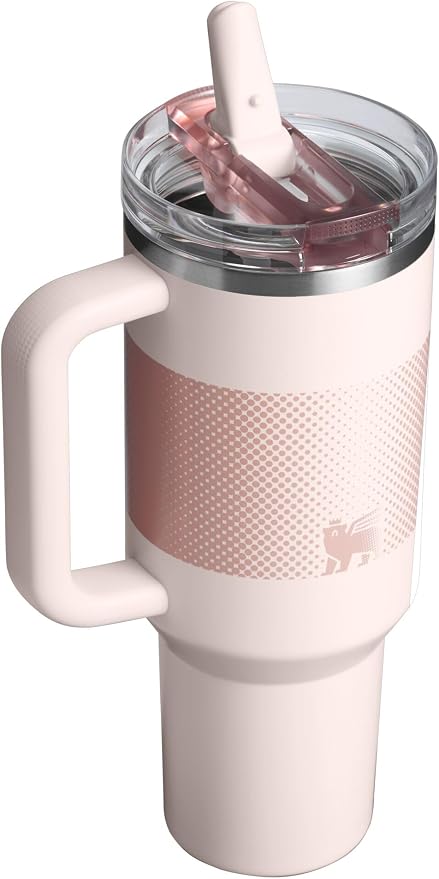 STANLEY Quencher ProTour Flipstraw Tumbler, 40 oz, Rose Quartz Fade | Built-In - Image 3