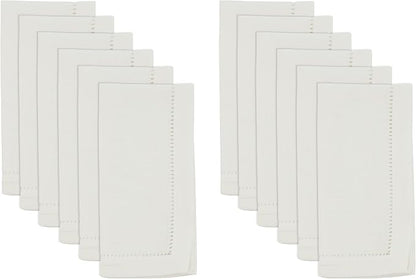 SARO LIFESTYLE Hemstitched Border Dinner Napkin - Image 3