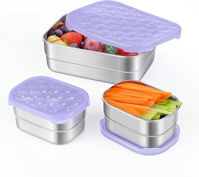Small Stainless Steel Lunch Containers by Tanjiae