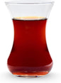 Turkish Tea Glass Set of 6, Small Clear Glass Tea Cups by YERSIZ