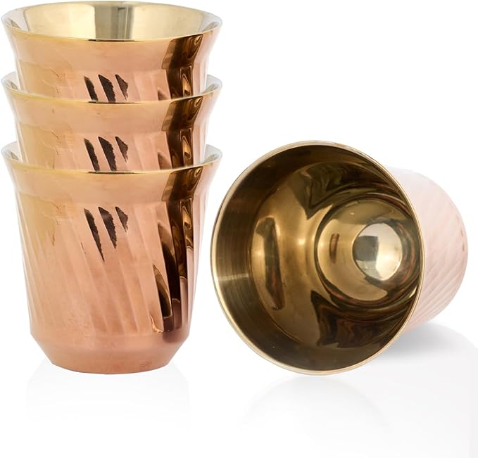 75mL Stainless Steel Espresso Cups by DECOLUSH