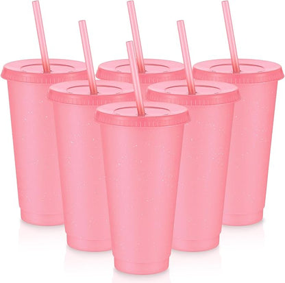 Uiifan 6 Pcs 24 oz Reusable Tumbler by Uiifan