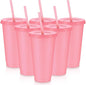 Uiifan 6 Pcs 24 oz Reusable Tumbler by Uiifan