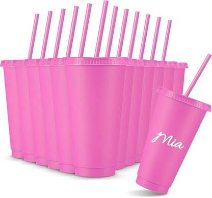 Amyhill 12 Pcs Reusable Plastic Cup by Amyhill