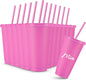 Amyhill 12 Pcs Reusable Plastic Cup by Amyhill