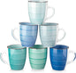 vancasso Bonita 12 Oz Coffee Mugs Set of 6, Ceramic Coffee Cups by vancasso