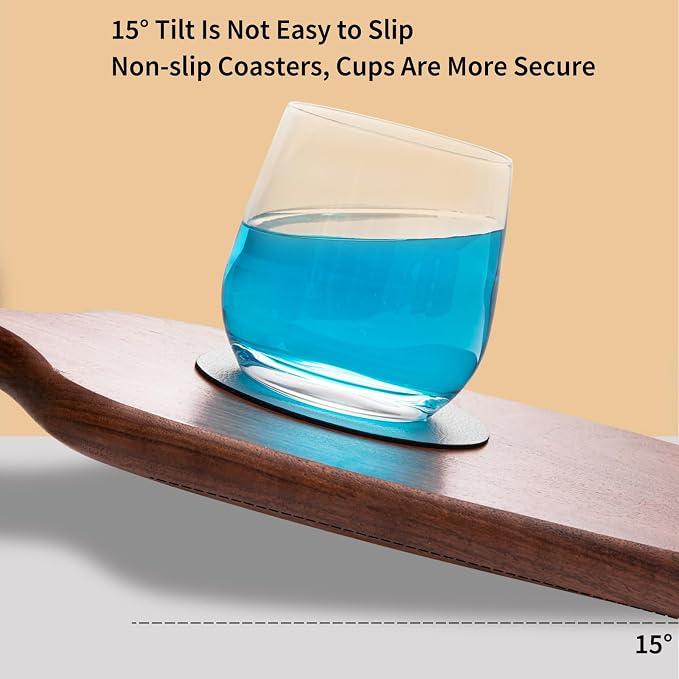 Faux Leather Drink Coasters - Image 3