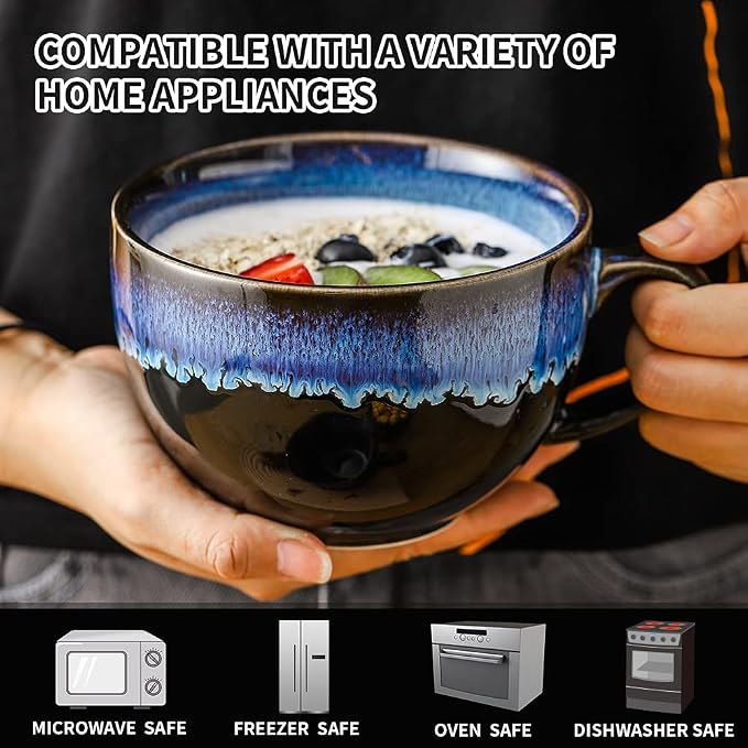 KOOV Ceramic Soup Mug, Soup Bowls - Image 6