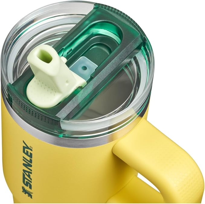 STANLEY Quencher ProTour Flipstraw Tumbler, 14 oz, Daffodil Emerald | Built-In - Image 2