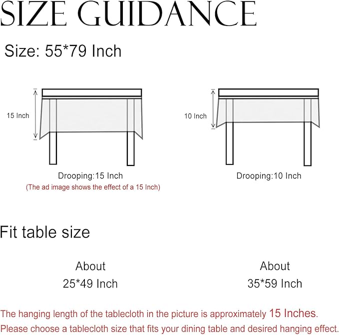 ISAENNE Designer Linen Floral Rectangular Table Cloth,Pale Yellow Farmhouse Indoor Tablecloth,Durable Decor Tablecloths for Dining Kitchen Thanksgiving Christmas,55"*79"-Chamonix A