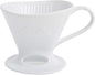 Melitta 1 Cup Porcelain Pour-Over Cone Coffeemaker, Glossy White by Unknown