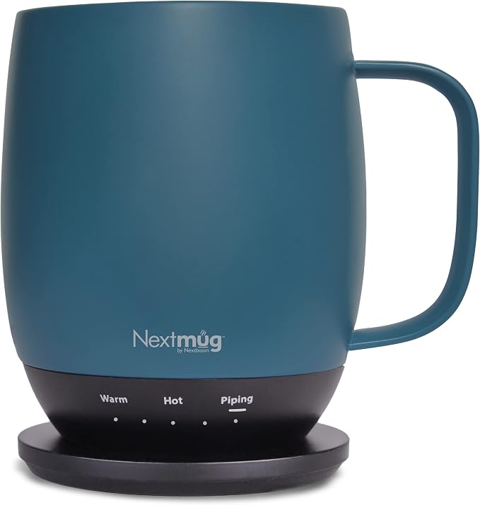 Nextmug - Temperature-Controlled, Self-Heating Coffee Mug | – No App, by NextmugbyNextboom