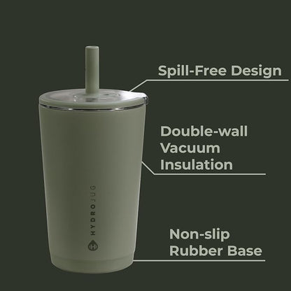HydroJug Everyday Tumbler 14 oz, Ceramic-Lined Straw Cup - Image 3