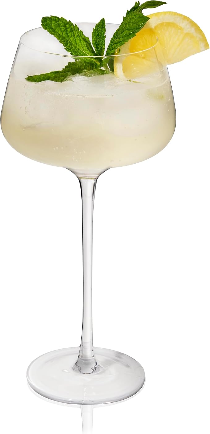 Viski Angled Stemmed Cocktail Glasses - Image 10