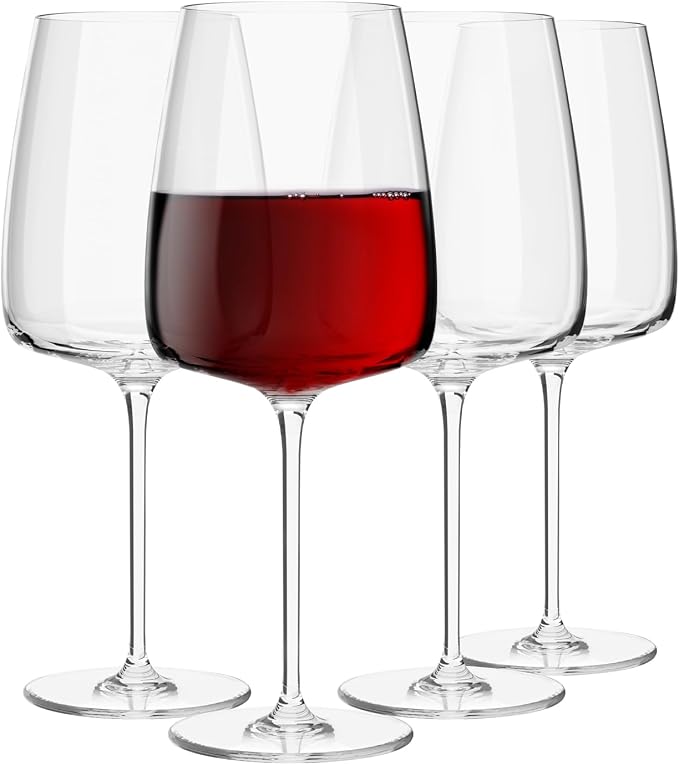 Krosno Red Wine Glasses, 20.3 oz, Modern Collection, Versatile and Durable by Krosno