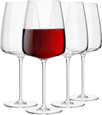 Krosno Red Wine Glasses, 20.3 oz, Modern Collection, Versatile and Durable by Krosno