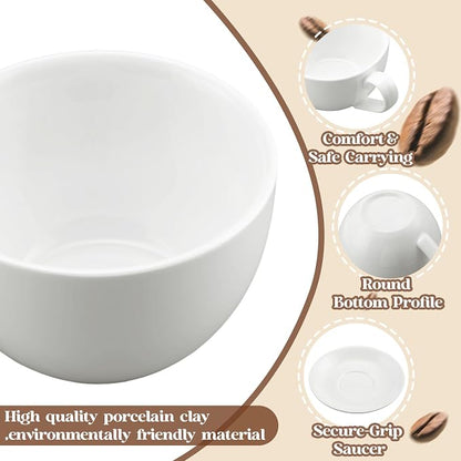 4 Set 16 oz Cappuccino Cups - Image 4