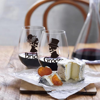 Perfectinsoy Skull Wine Glass 2 Piece - Image 4
