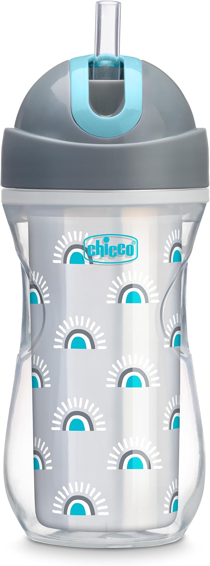 Chicco Insulated Straw Sippy Cup 12+ Months, 9oz Toddler Training Cup by ChiccoUSA