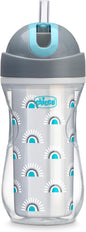 Chicco Insulated Straw Sippy Cup 12+ Months, 9oz Toddler Training Cup by ChiccoUSA