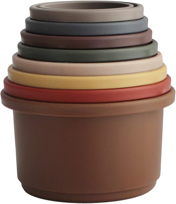 mushie Stacking Cups Toy | Made in Denmark - Image 2