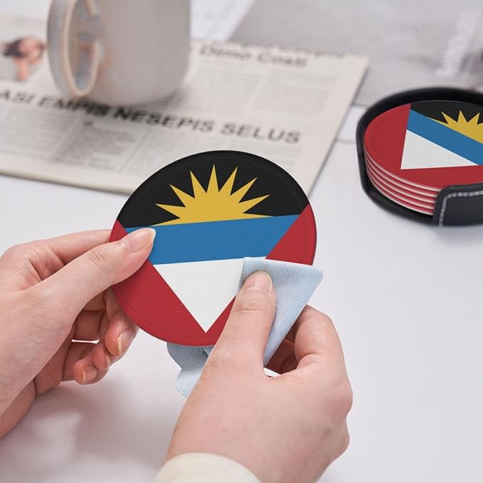 Antigua and Barbuda Flag Coasters - Image 5