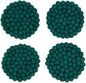 Humble Hilo Handmade Felt Coaster, 3.9 inches, Set of 4 (Teal)