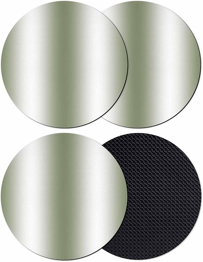 Ombre Seaweed Green Coasters Set of 4, Modern Minimalist Geometric Gradient by PIEPLE