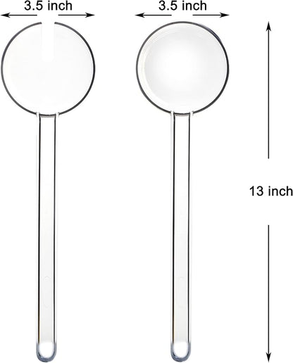 Youngever 4 Pieces 12.8 Inch Plastic Salad Servers - Image 2