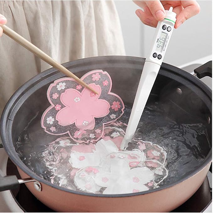 Sakura Coasters Set of 6 Kawaii Cup Mat Anti-Skid Pot Bowl Pad Placemats PVC - Image 7