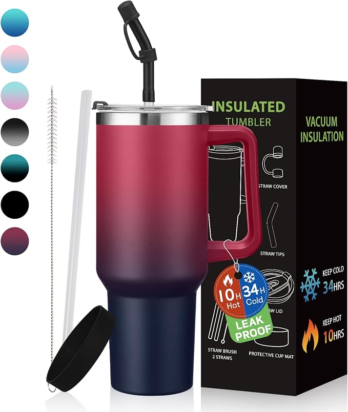 BENZZO Water Bottle, 40 oz Tumbler by BENZZO