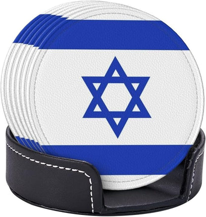 Israel Flag Coasters for Drinks - Image 8
