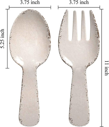 UPware Crackle Melamine Salad Servers, Serving Utensil Set, Includes Serving - Image 2