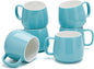 Teocera Coffee Mugs Set of 6-12oz Chip-Resistant Ceramic Cups by Teocera