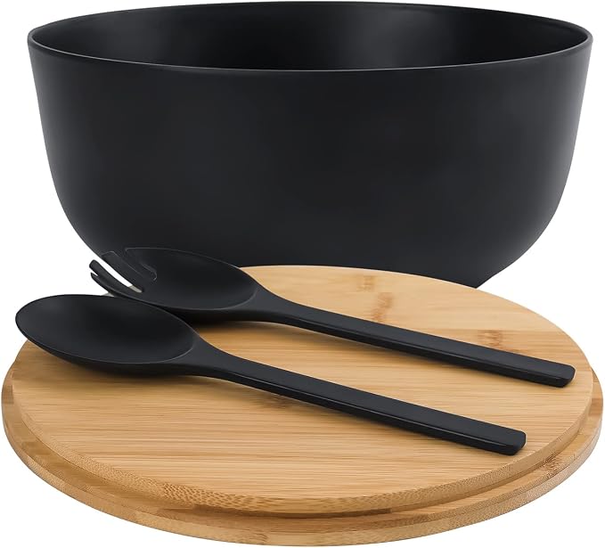 LOVYANXUE Bamboo Fiber Salad Bowl - Image 2