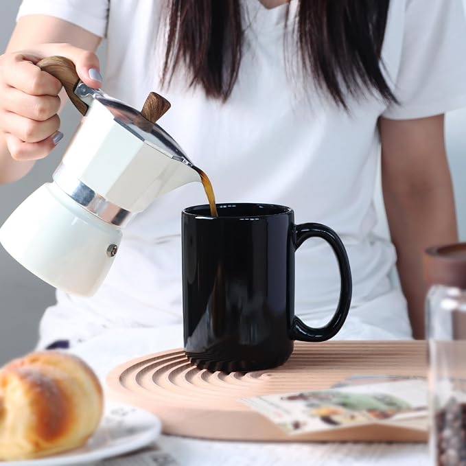 16 OZ Coffee Mug, Classic Blank Ceramic Cup - Image 6