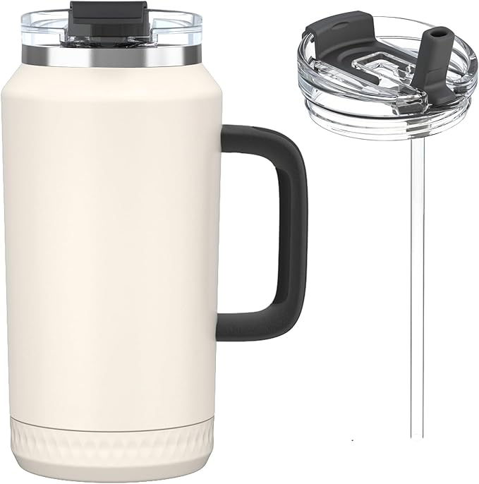 Hydraful 64 oz Tumbler with Handle and Straw by Hydraful