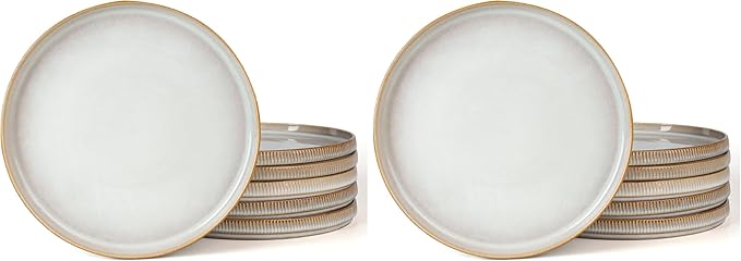 famiware Star Dinner Plates for 6, 10 inches Plate Set, Scratch Resistant by Famiware