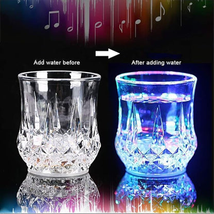 Flash Light Up Cups Glowing LED Beer Wine Whisky Liquor Crystal Glasses Tumbler - Image 3